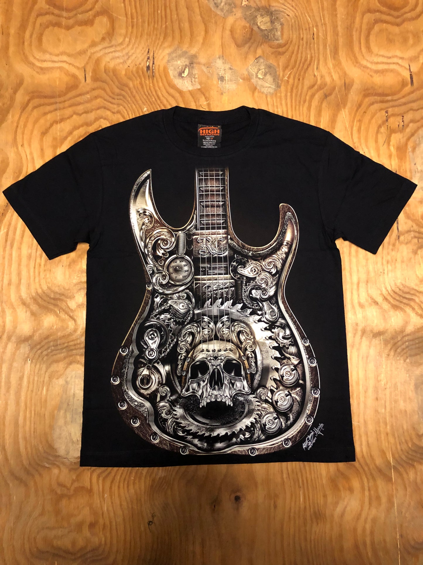 SK09 - Skull - Steel Guitar