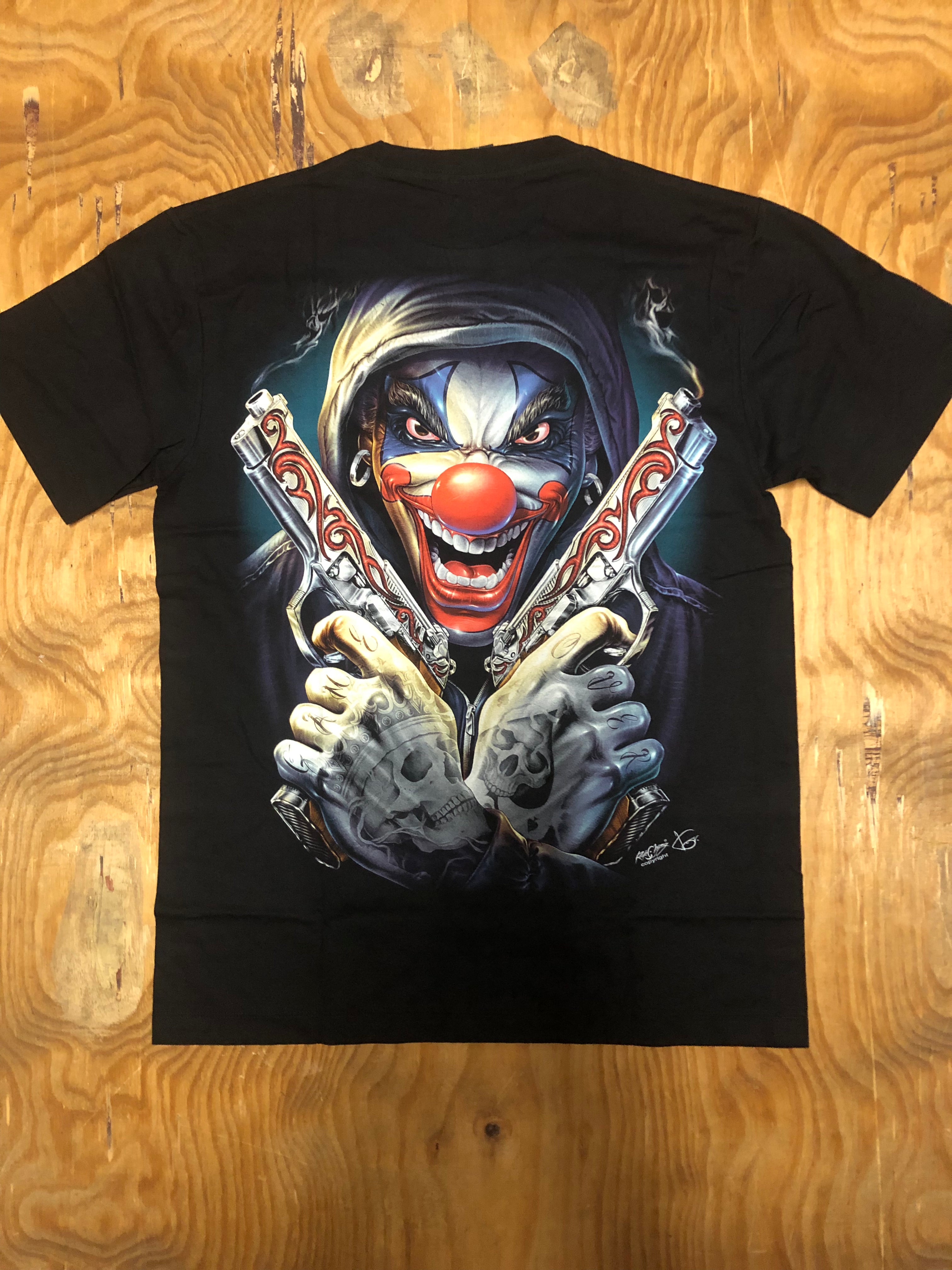 Clown Glow in The Dark T-shirt - Stud - 3D09