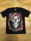 Skull t-shirt- Red Cowl- SK36