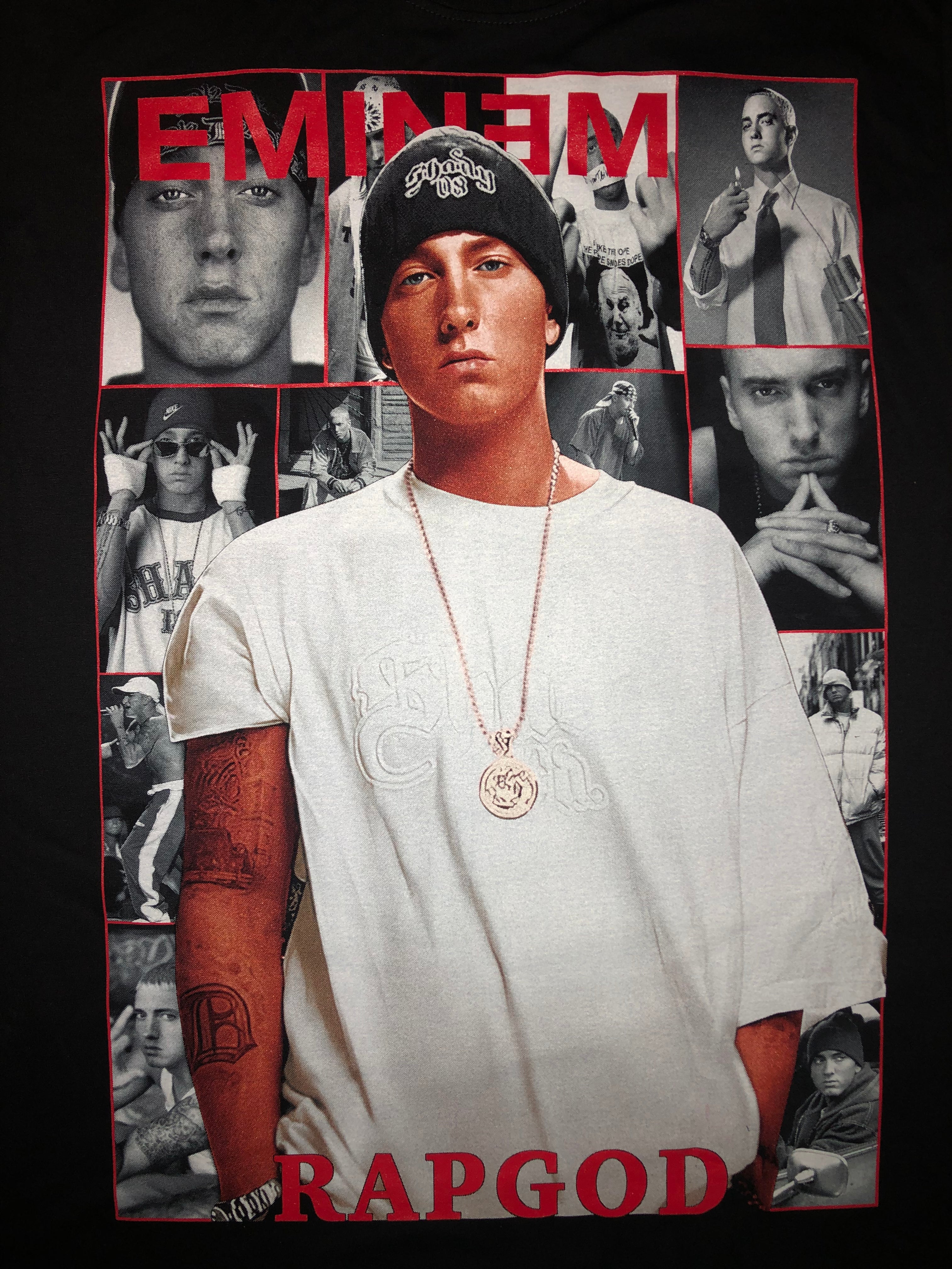 Eminem T-shirt - RED - HH24 Secondary image