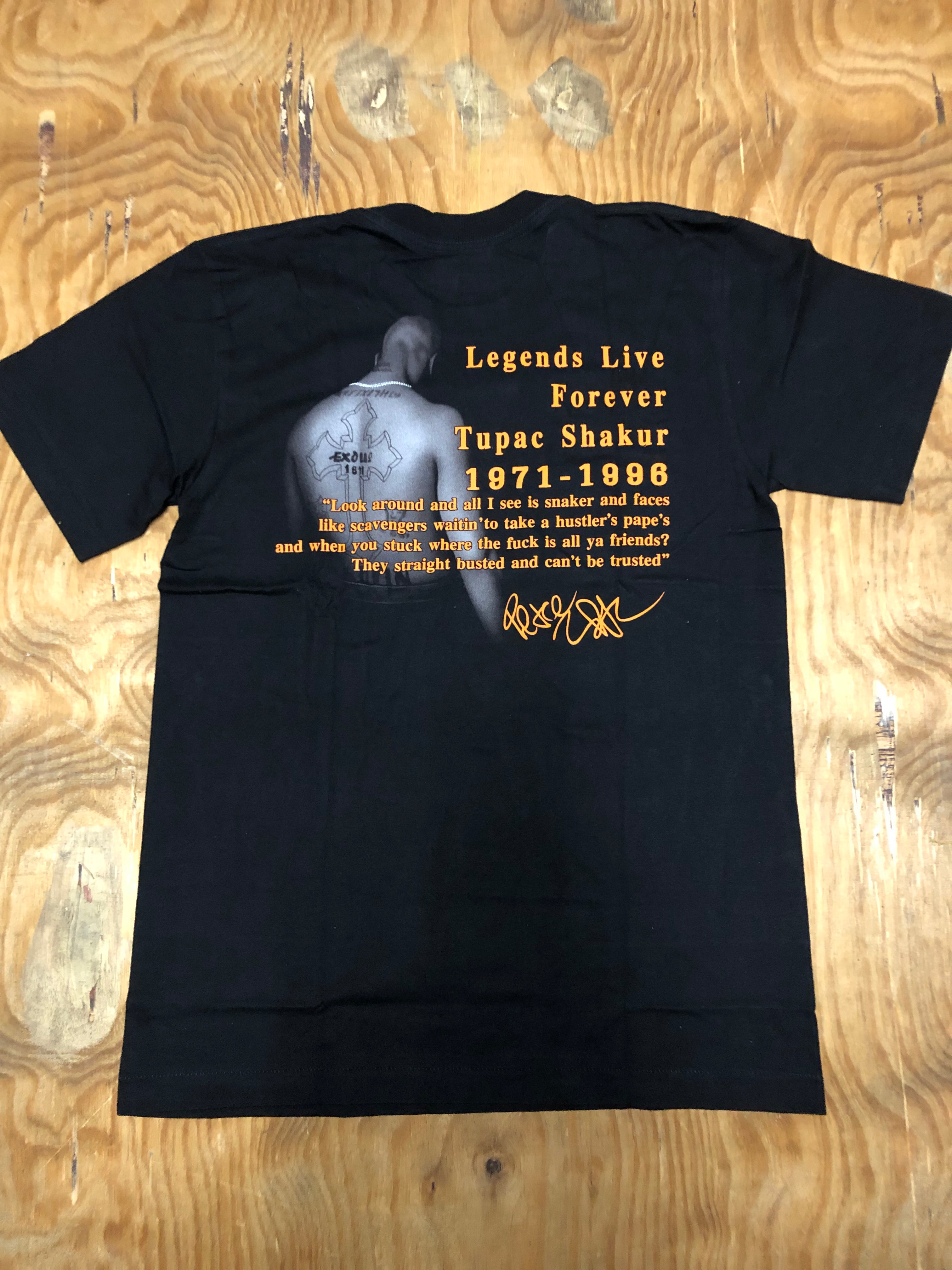 Tupac t-shirt- Orange - HH37