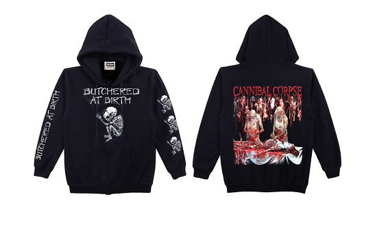 Cannibal Corpse - Butchered at Birth - Zip Hoodie - HO26