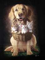 Dog and Kittens T-shirt - DOG03