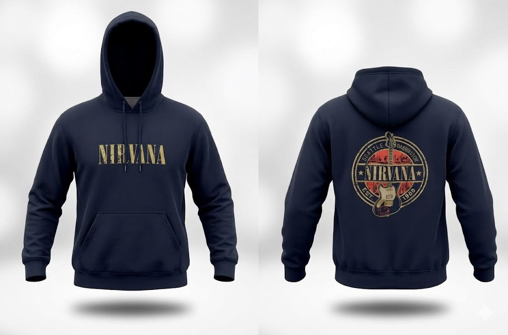 Nirvana Hoodie No zip - Seattle - HNZ12