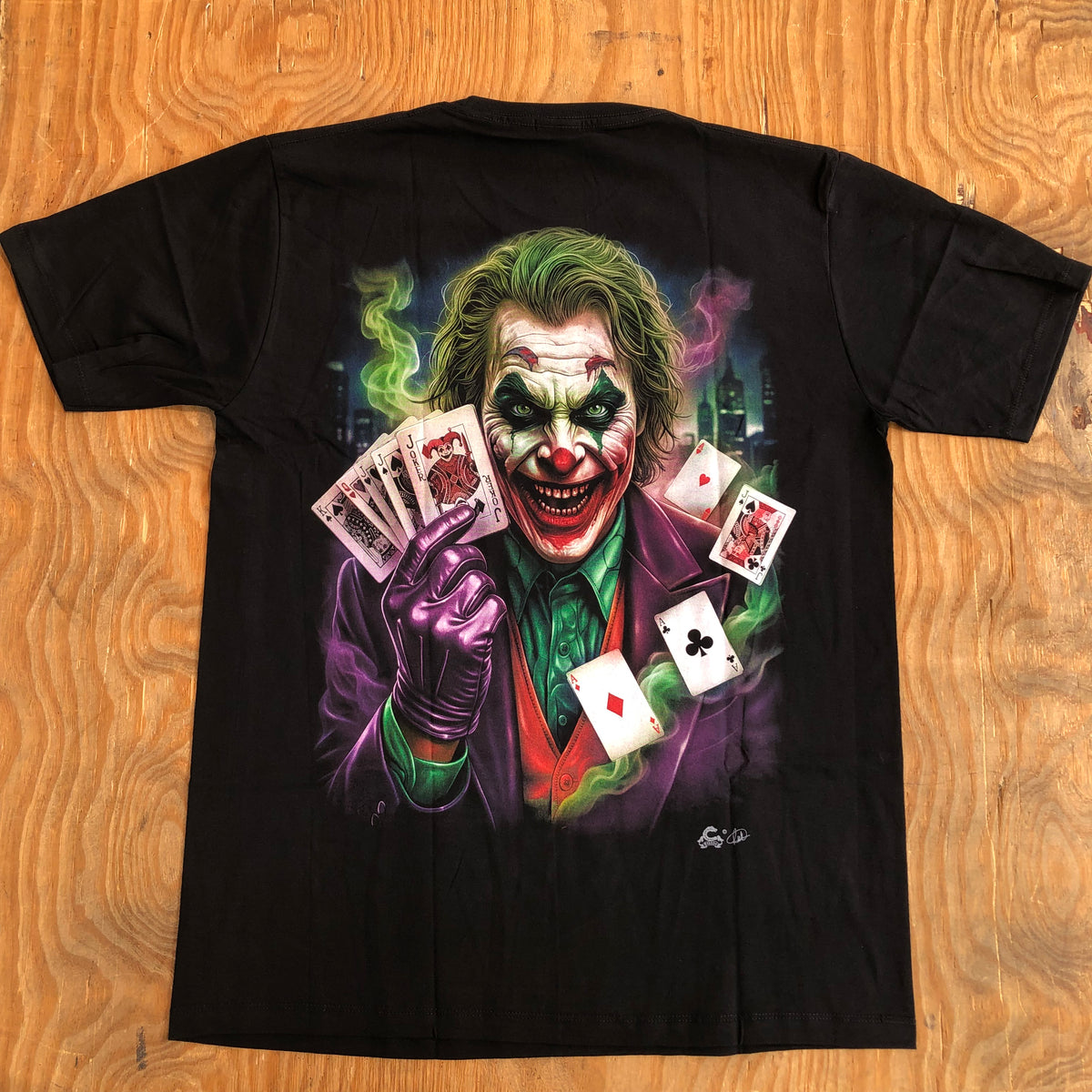 Joker t-shirt - Royal Flush - NO27 Glow in the Dark