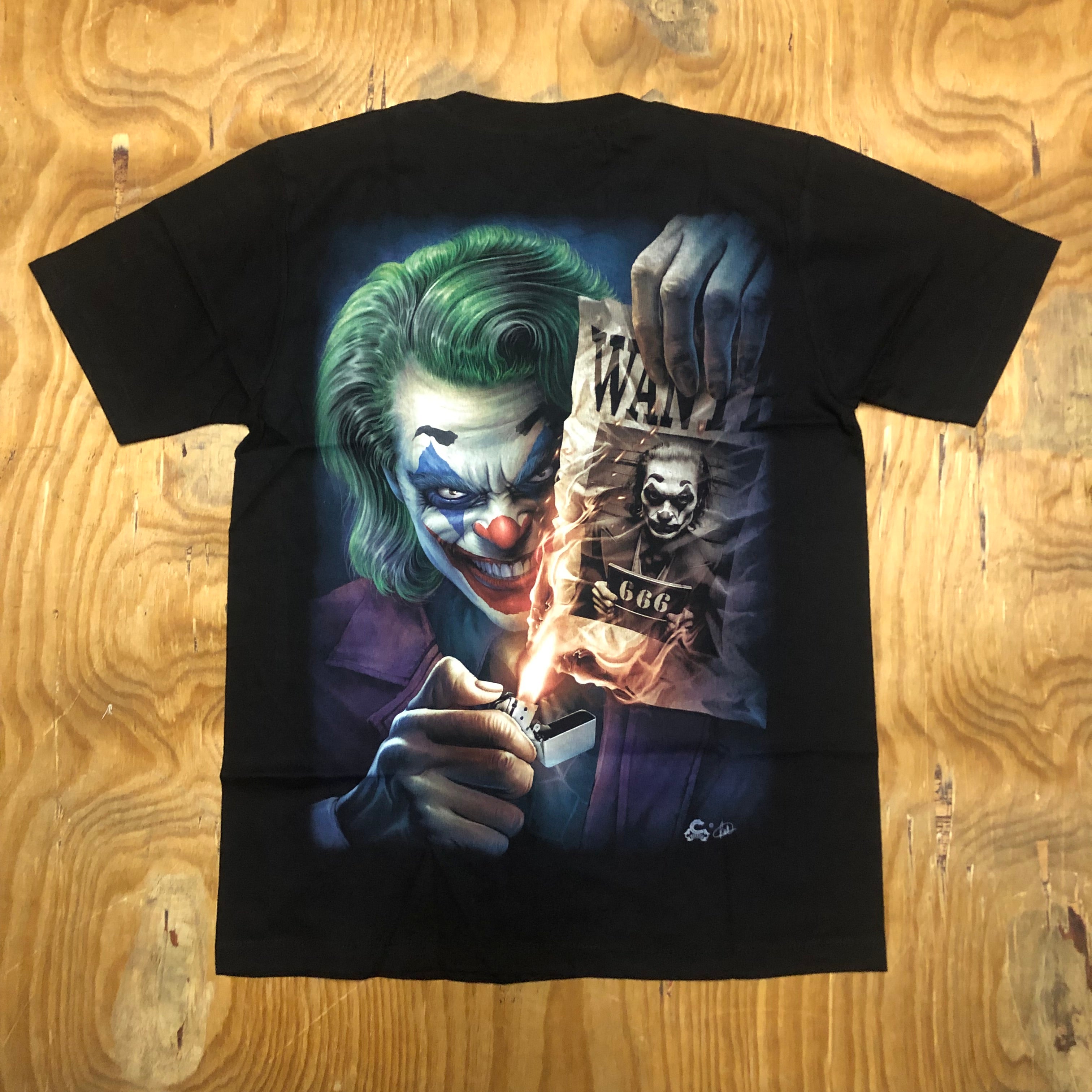 Joker t-shirt - Burning card- NO45