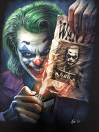 Joker t-shirt - Burning card- NO45