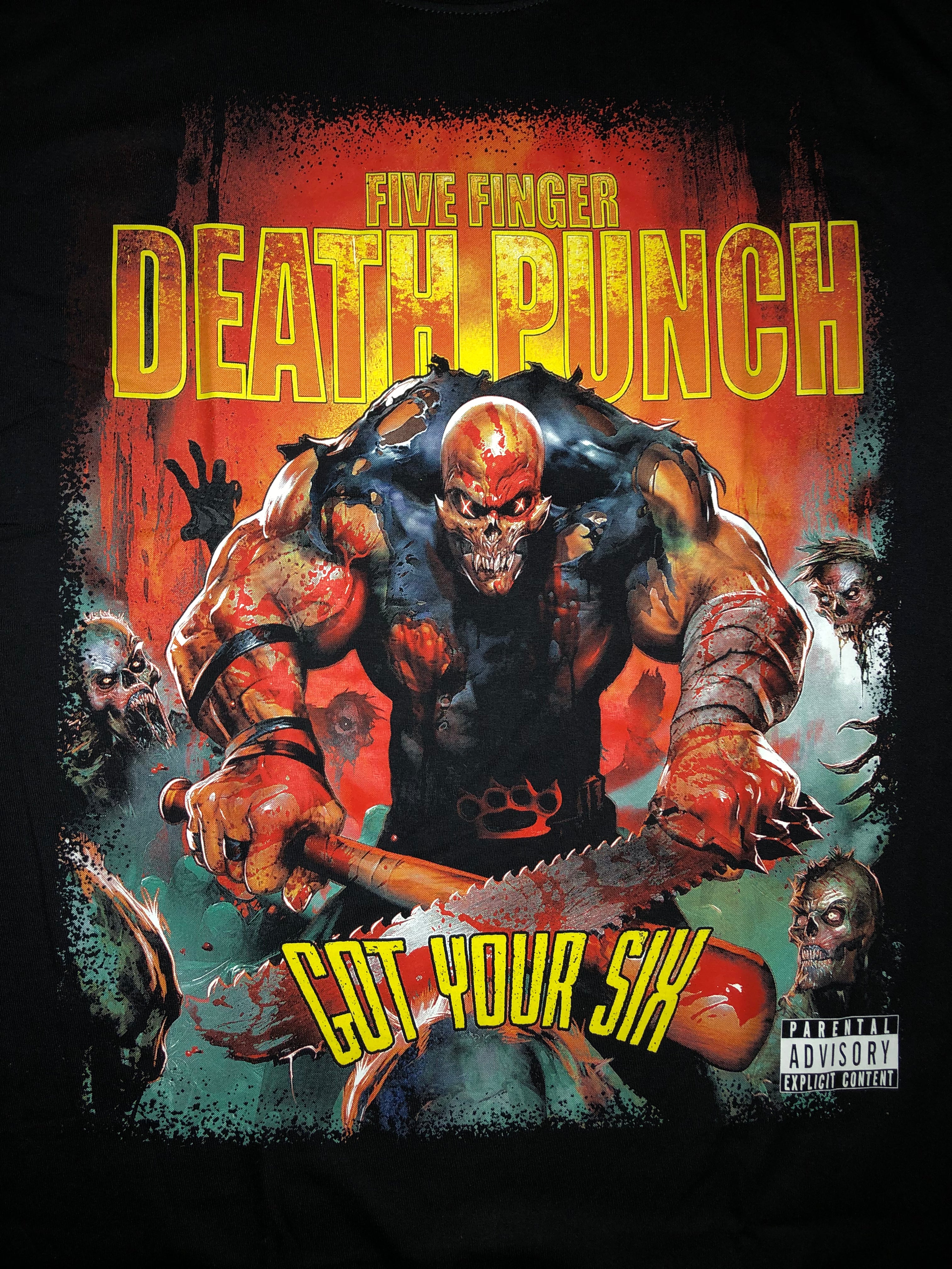 Five Finger Death Punch T-shirt - Got your Six- RCK111