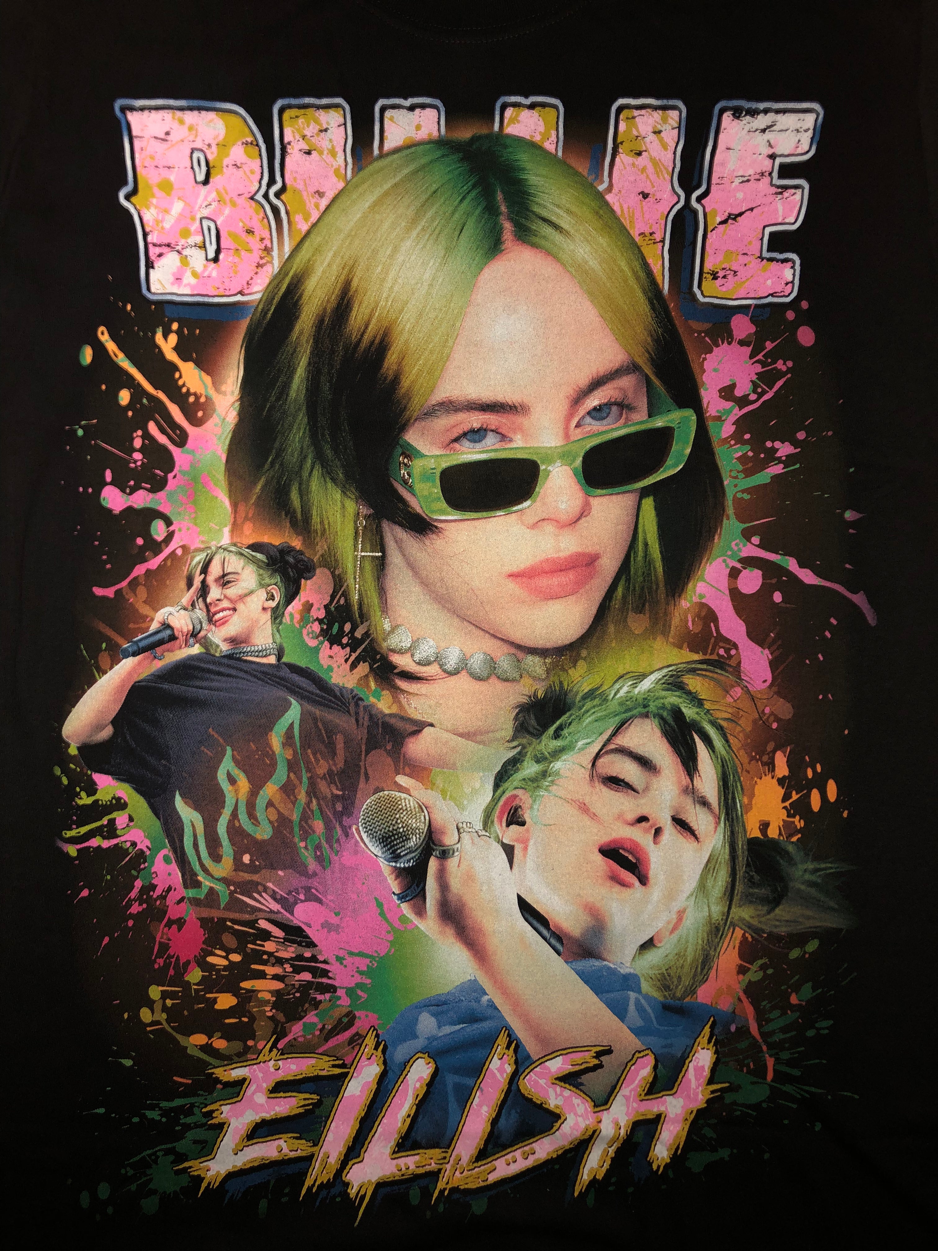 Billie Eilish T-shirt - Pink - RCK262