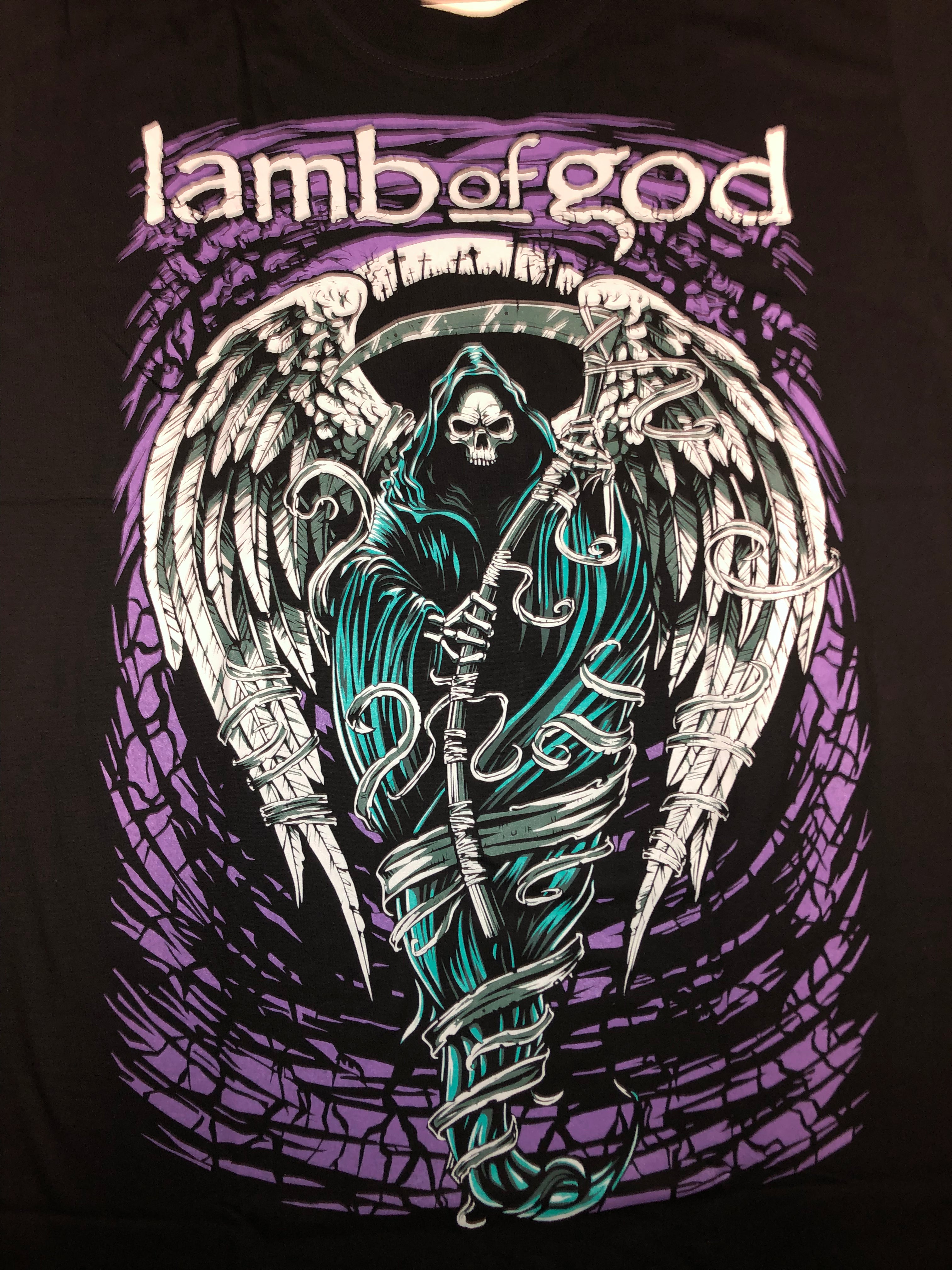 Lamb of God t-shirt - Purple - RCK278 Secondary image