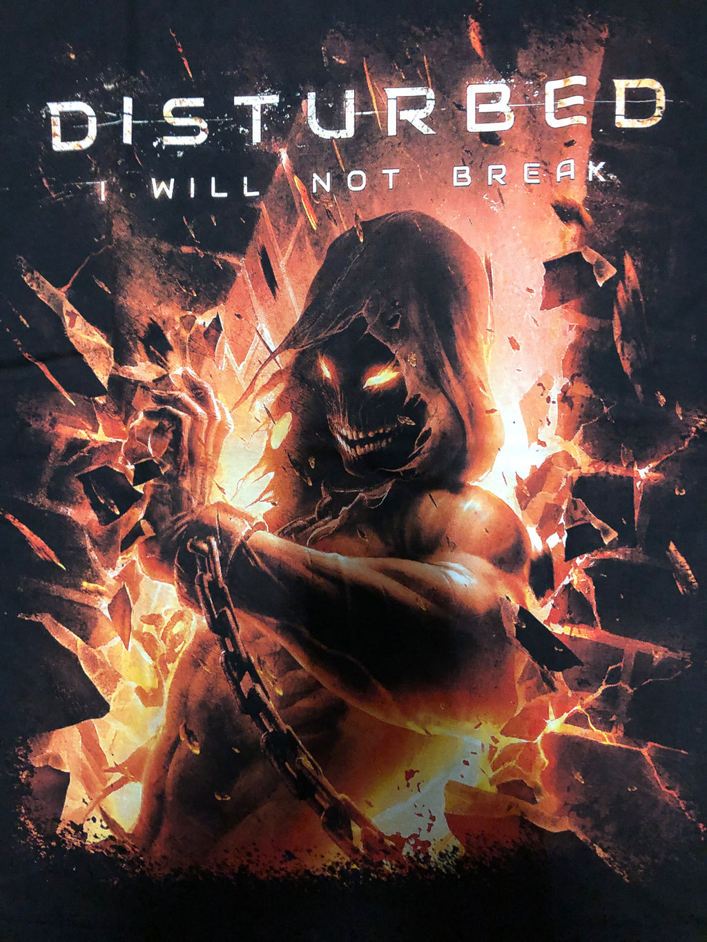 Disturbed T-shirt - I will not Break - RCK376