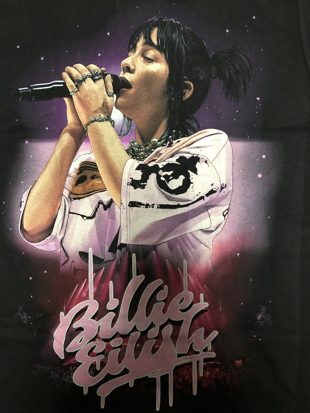 Billie Eilish t-shirt - Purple - RCK394