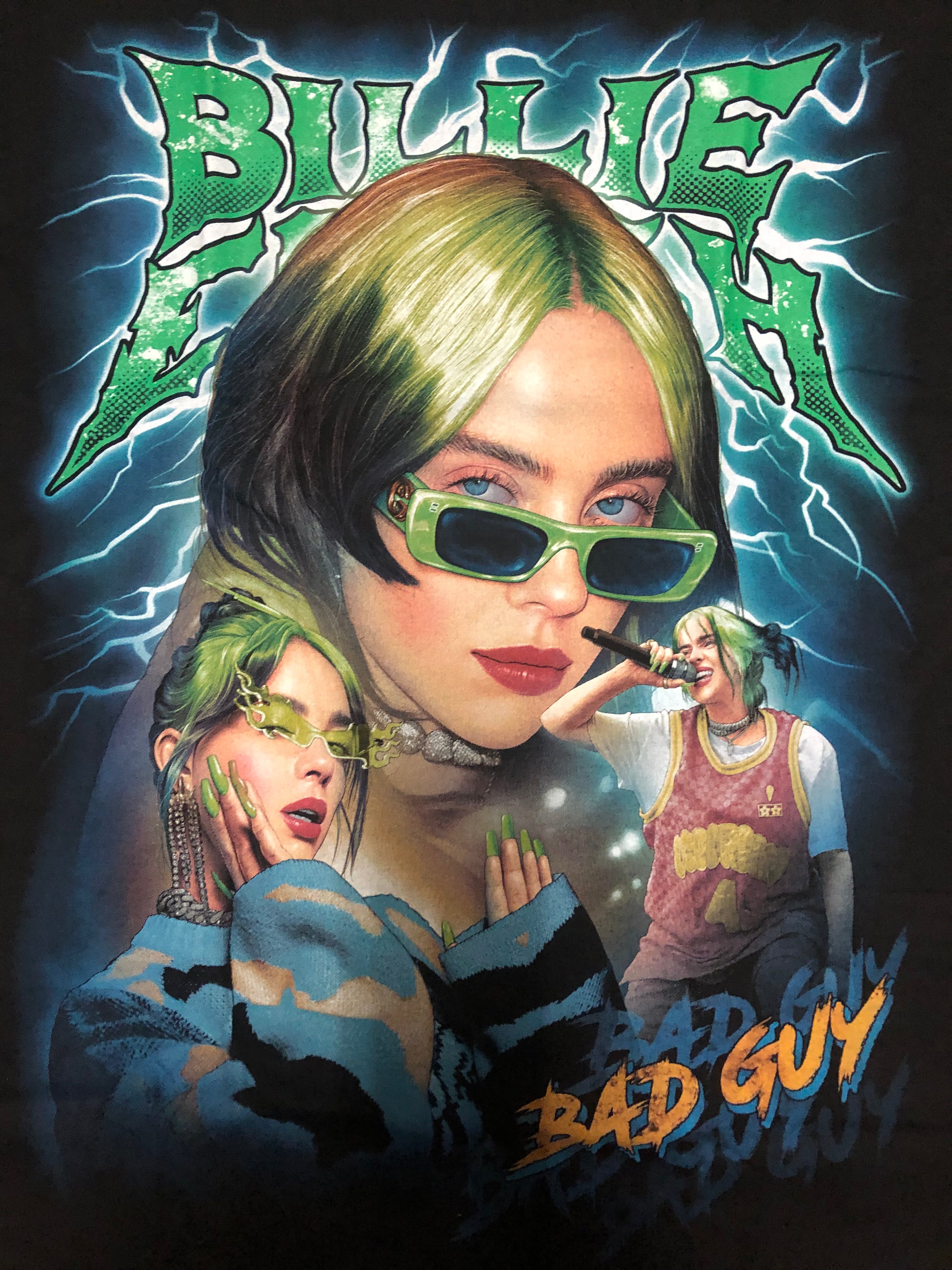Billie Eilish T-shirt - Bad Guy - RCK468 Secondary image