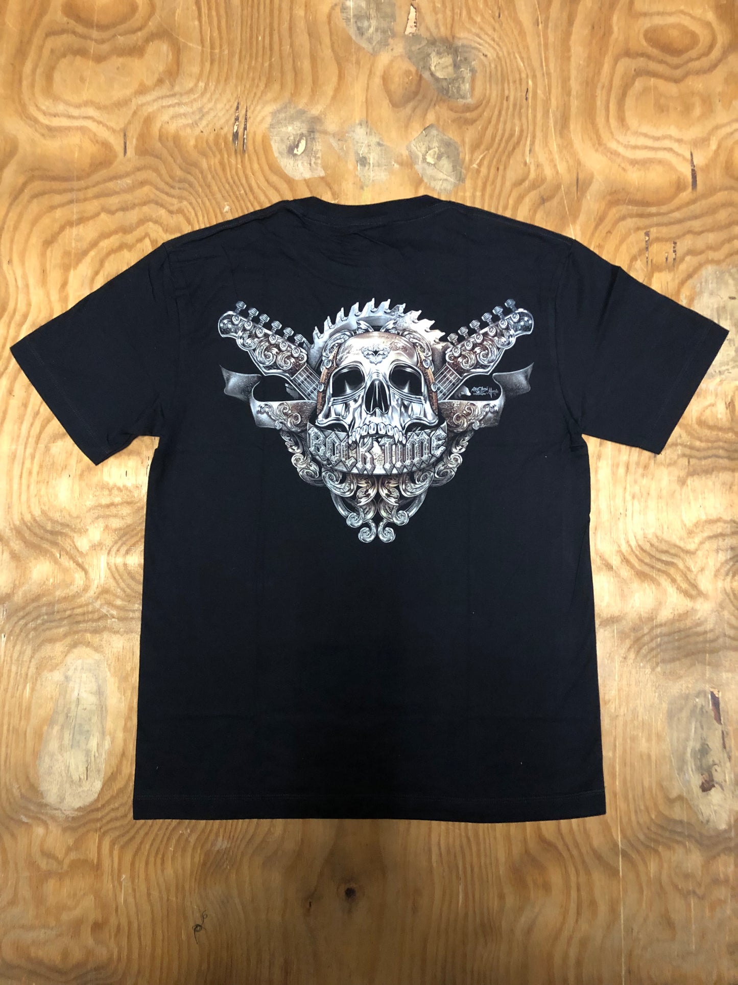 SK09 - Skull - Steel Guitar