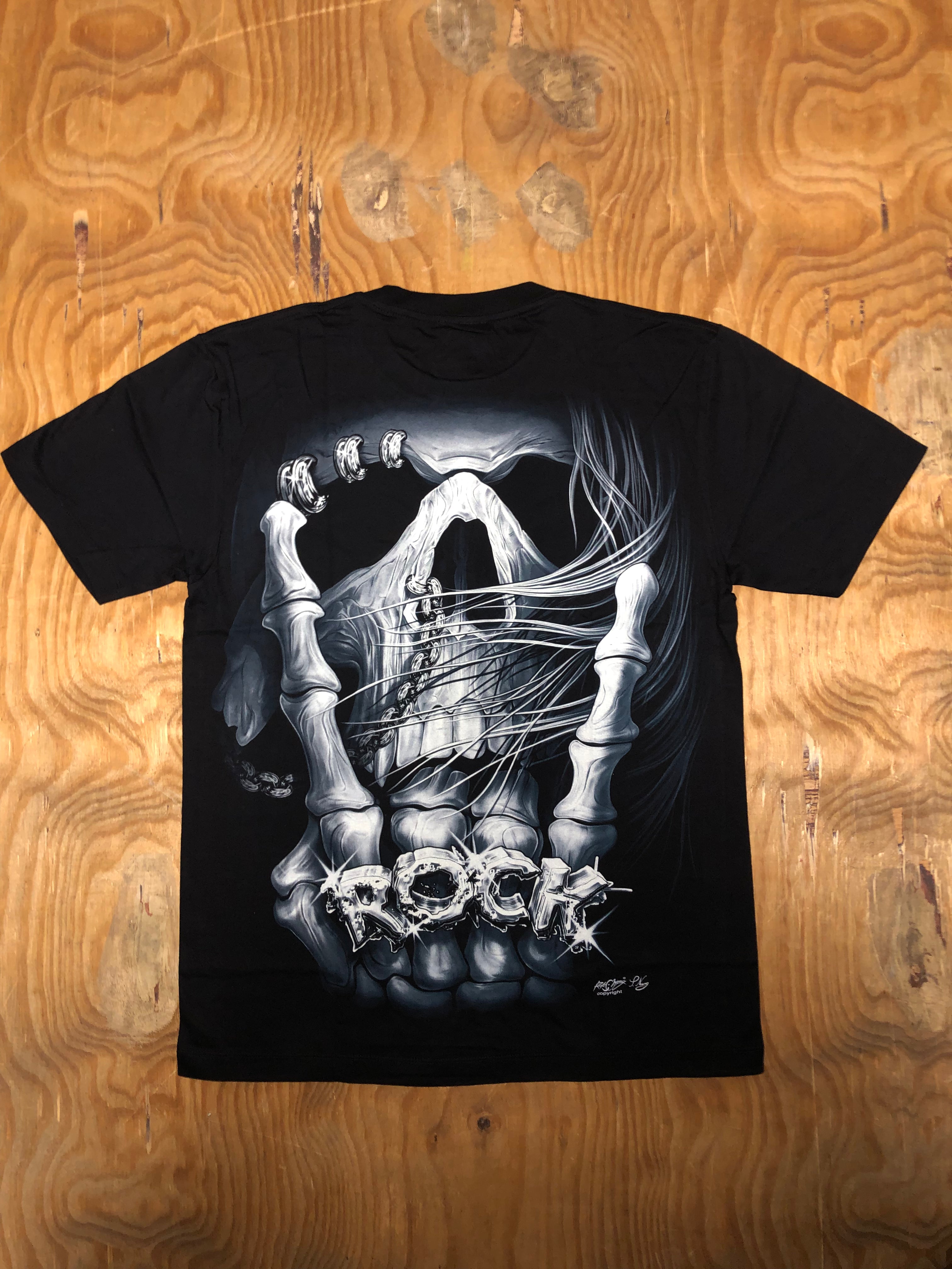 Skull t-shirt glow in the dark - Dwayne- SK13