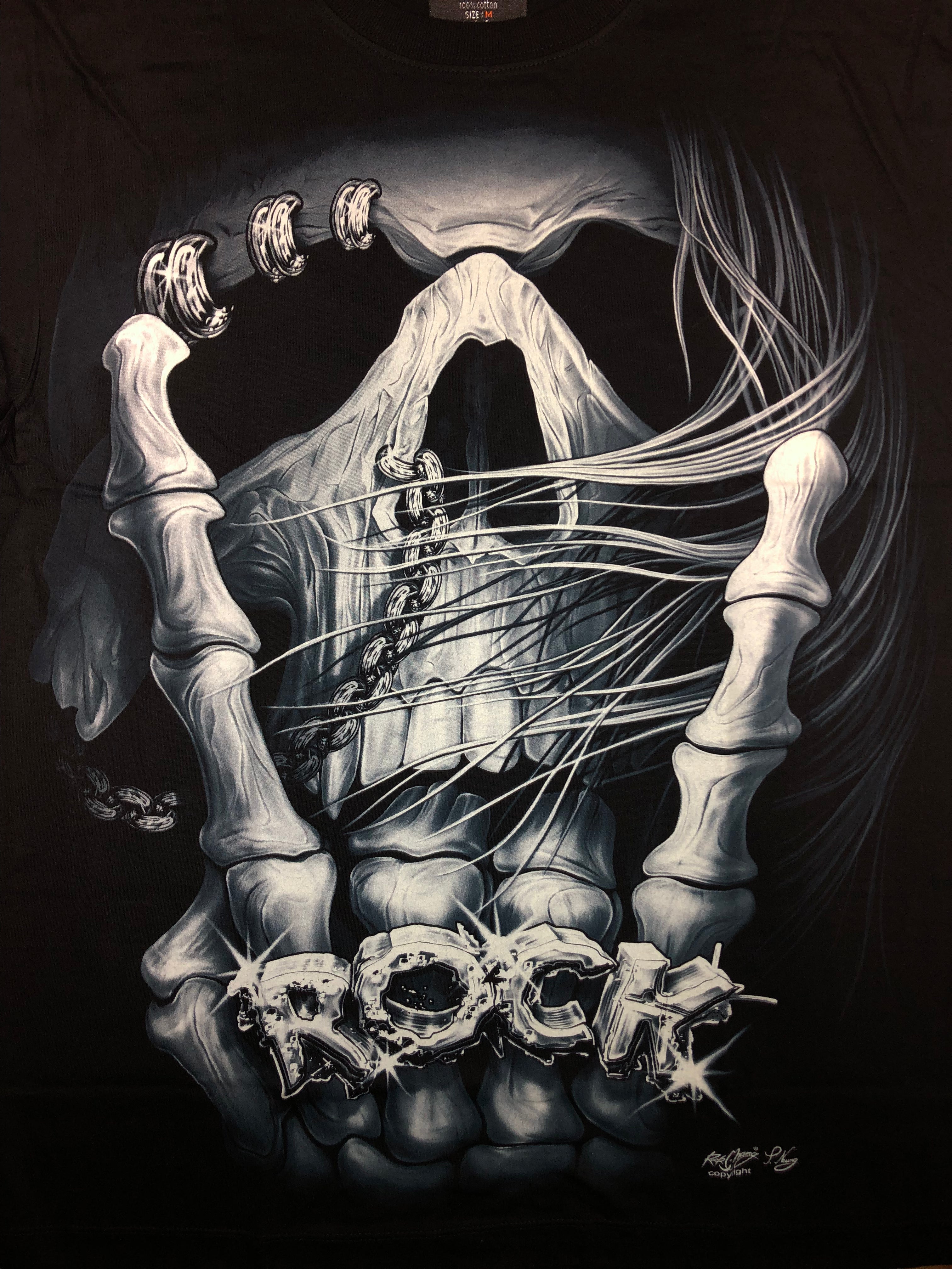 Skull t-shirt glow in the dark - Dwayne- SK13