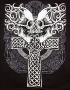 Skull - 2 Skulls and Cross - SK14