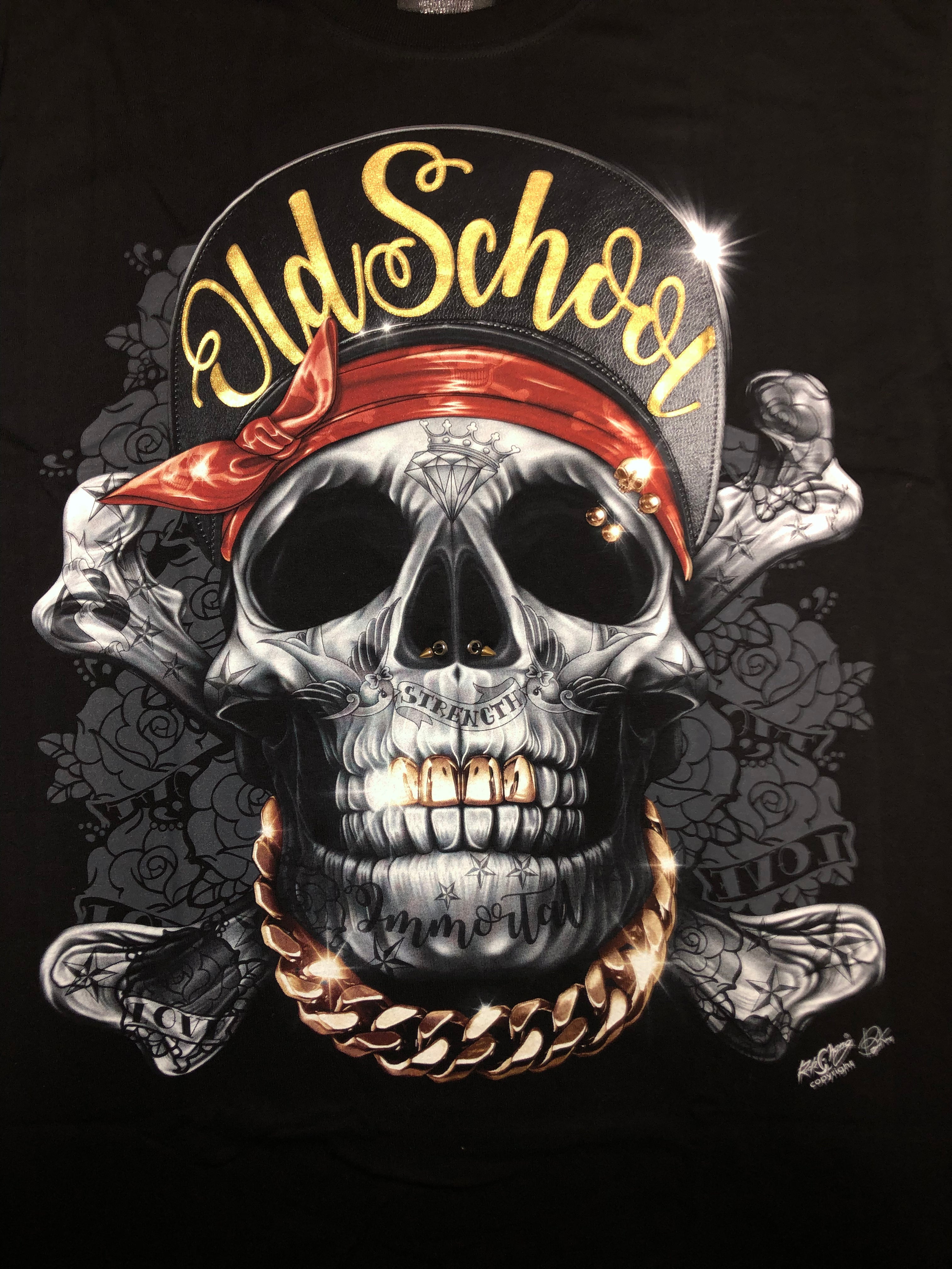 Skull - Old School - Piercings Secondary image