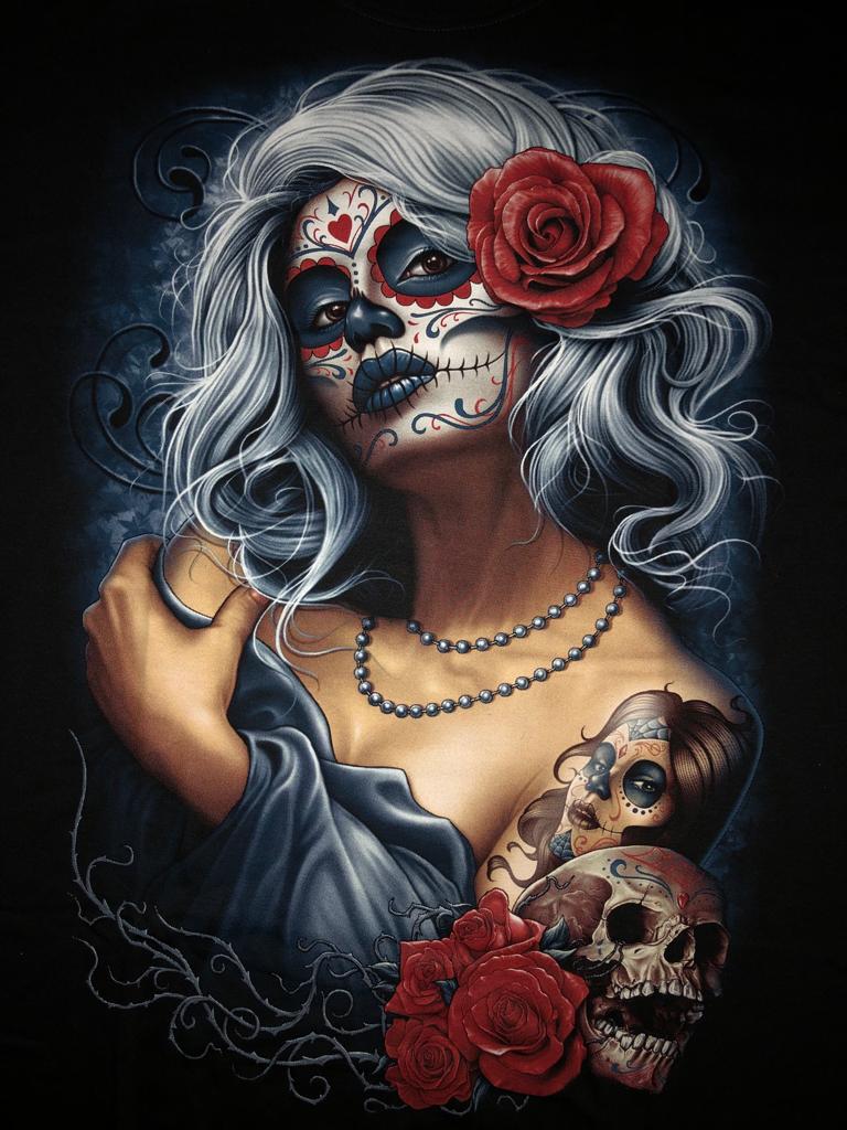 Day of the dead Ghost Lady - Blonde- GL12