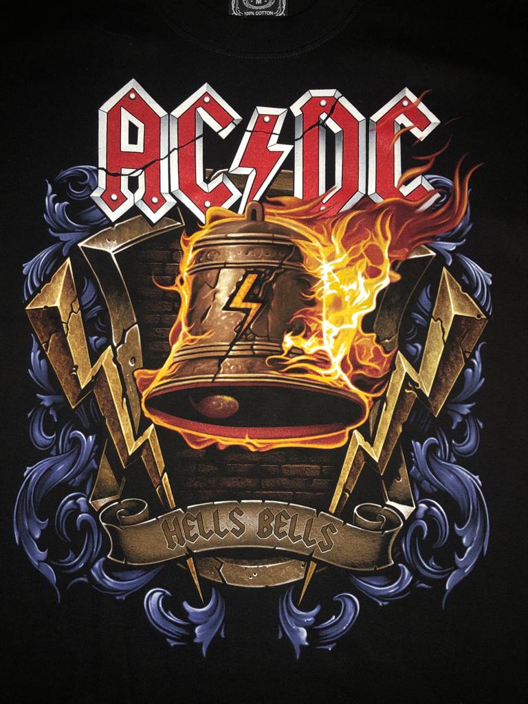 ACDC T-shirt - Hells Bells - Original - RCK001 – Rockio Clothing