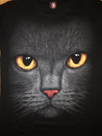 Cat T-shirt - Yellow Eyes - CAT04