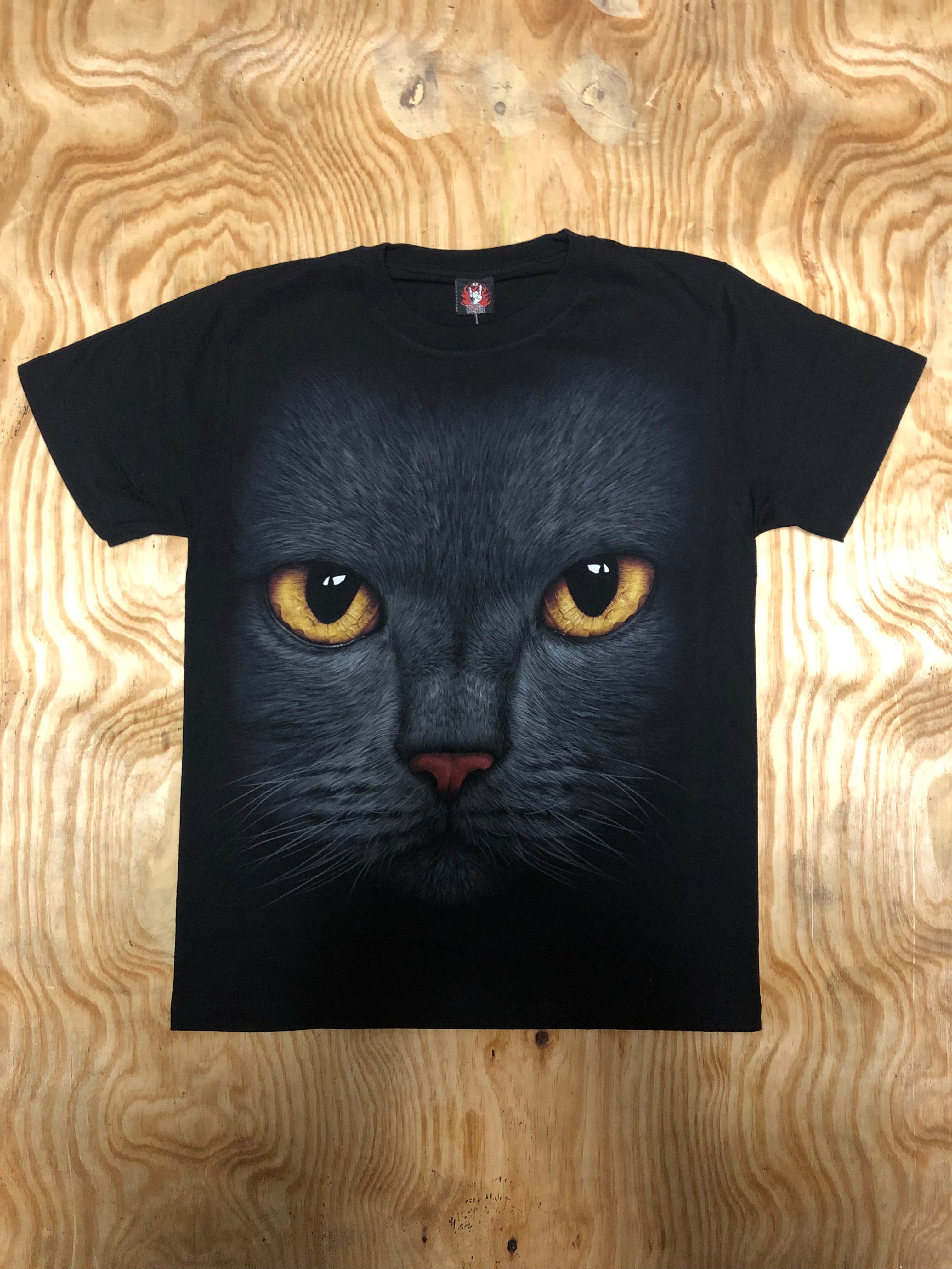 Cat T-shirt - Yellow Eyes - CAT04 Main image